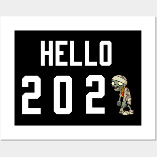 Hello 2021 zombie Posters and Art